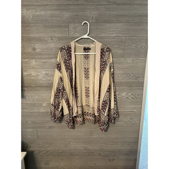 do everything in‎ love kimono- One Size Cream Boho - Picture 1 of 5